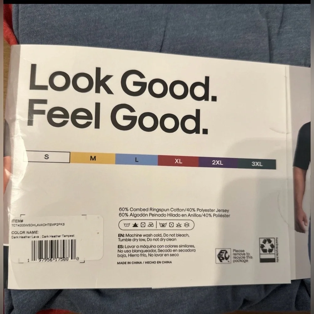 True Classic Mens Small 2 Pack T-Shirt Short Sleeve Crew Neck Flattering Fit - Picture 6 of 7